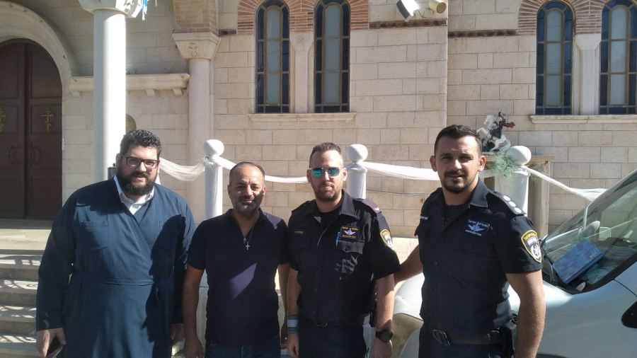 كفرياسيف : الشرطة تقوم بزيارة ميدانيه لمنطقه ليالي طفل المغارة